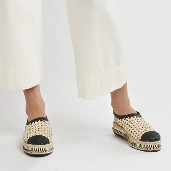 Tory Burch Dandy Woven Flat Espadrille - Picture 2 of 9